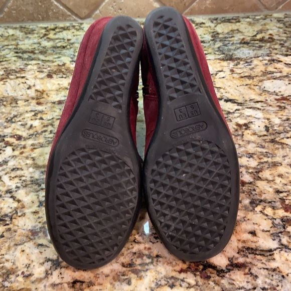 Aerosoles Heelrest Get Fit Suede Wedge Booties Size 5 - Picture 8 of 14